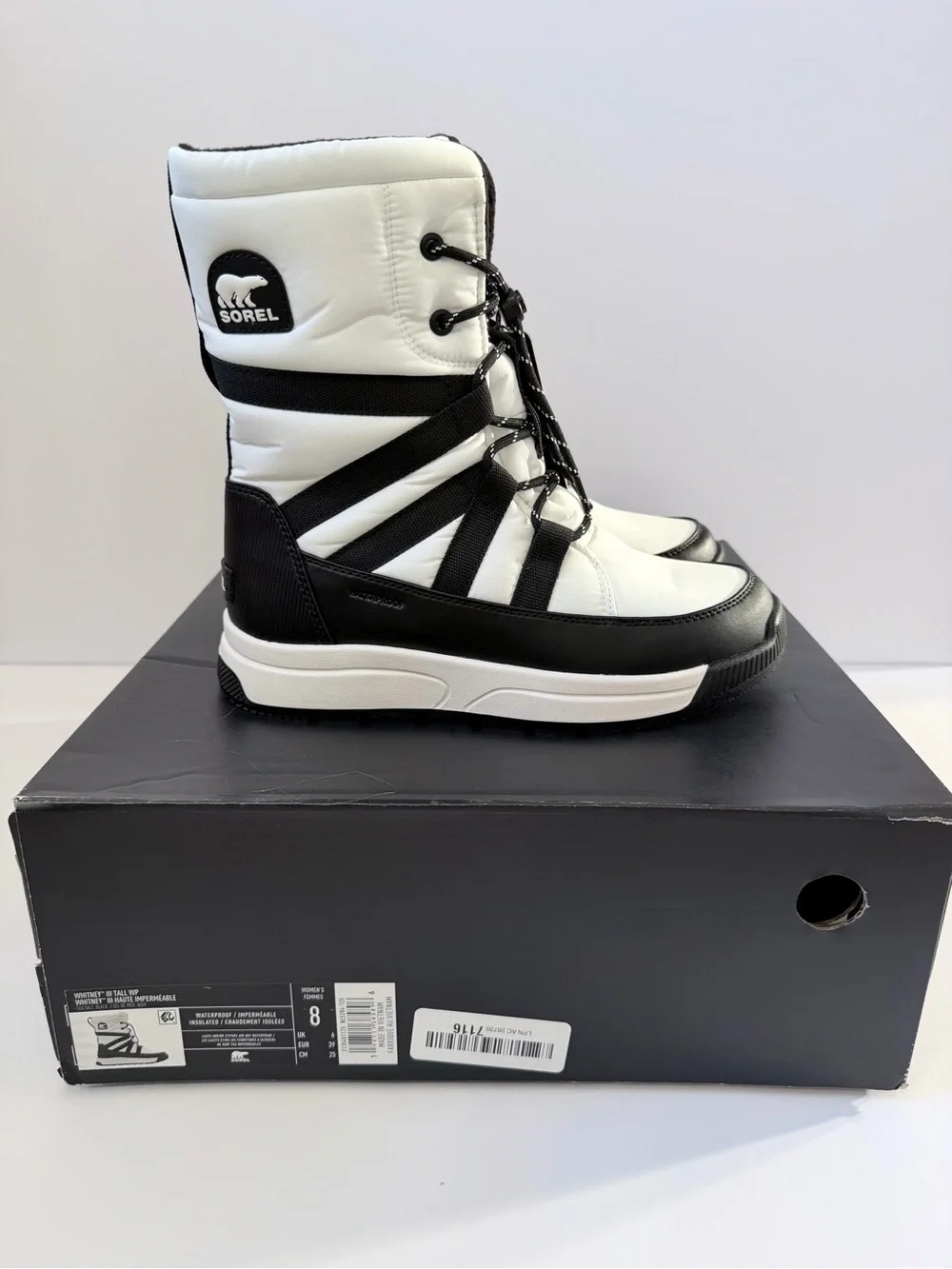Sorel Women's Whitney II Tall Waterproof Brand New Sz 8